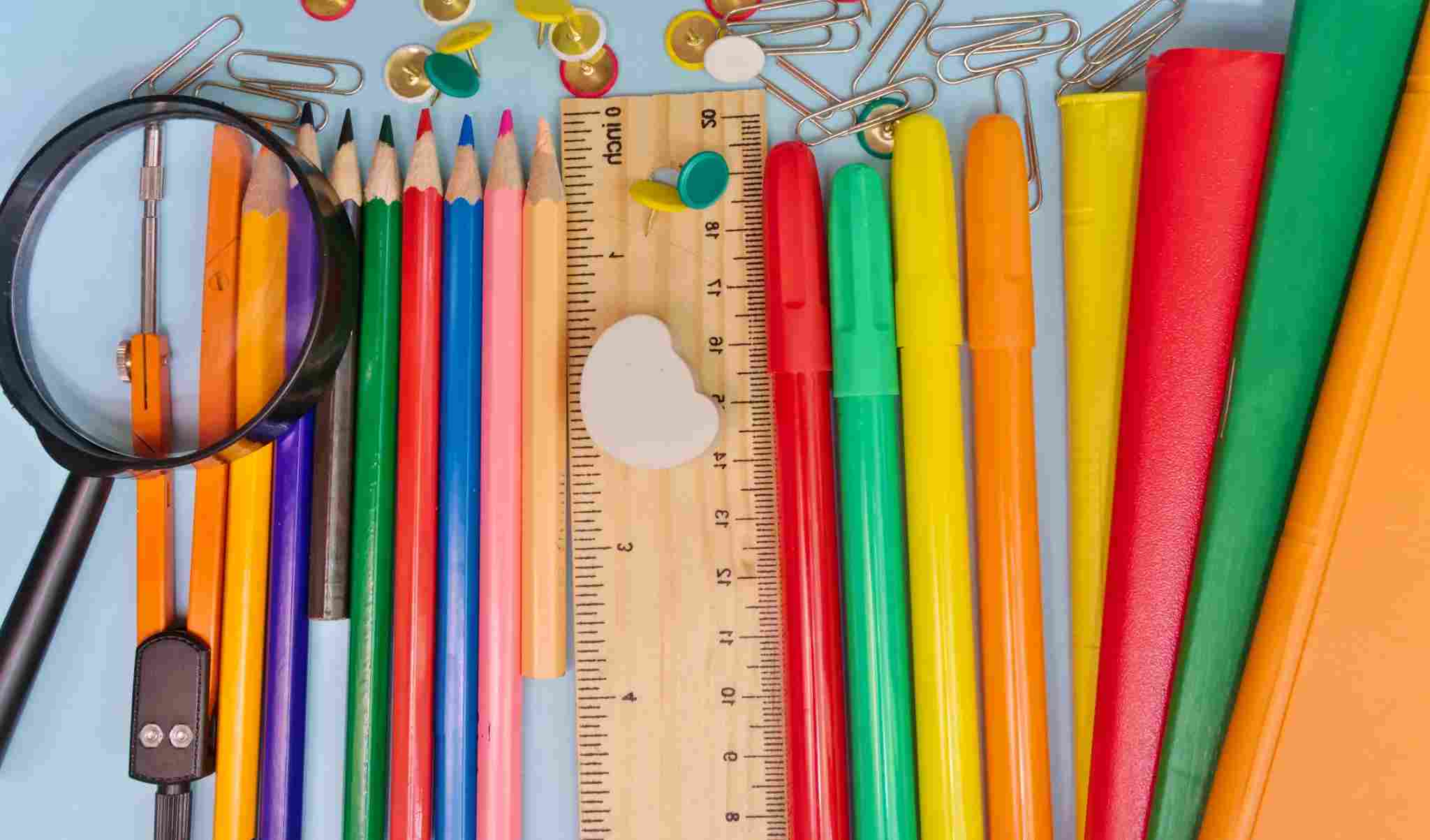 itens da lista de material escolar