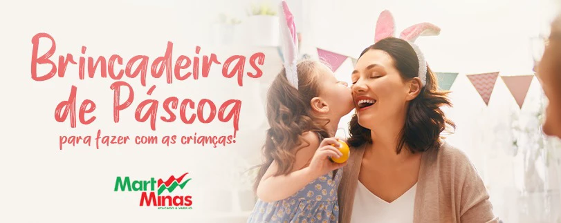 Confira brincadeiras de Páscoa para fazer com as crianças
